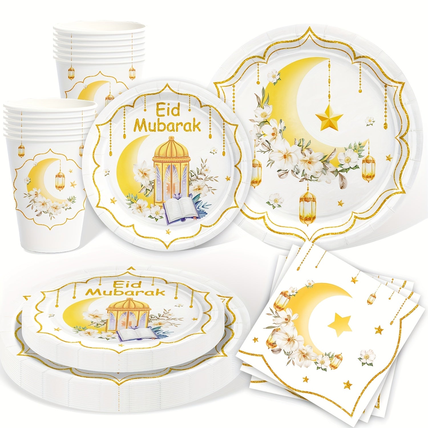 Eid Feest Bordjes & Servetten Pak