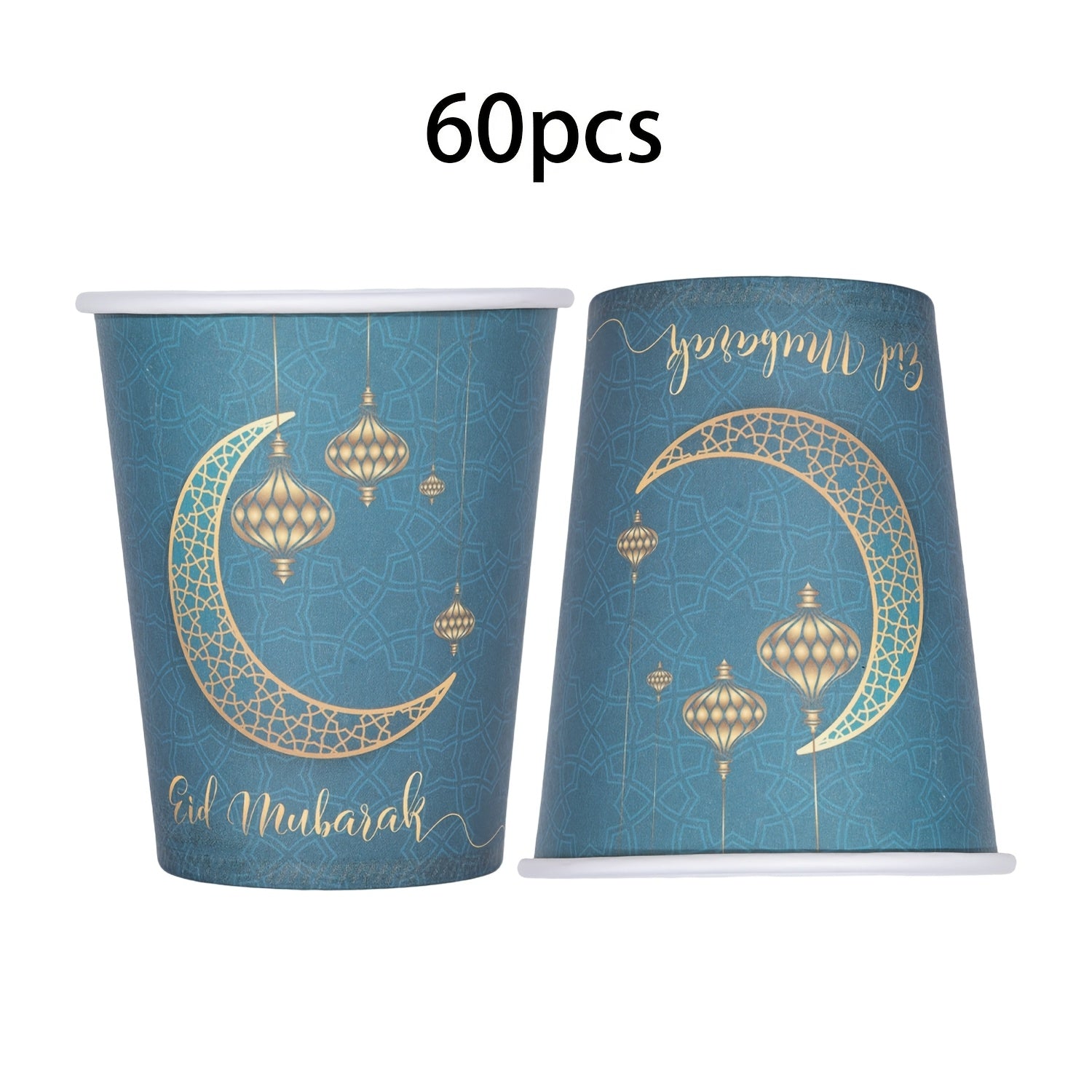 Groen-Goud Ramadan Wegwerpbekers 10/20/40/60