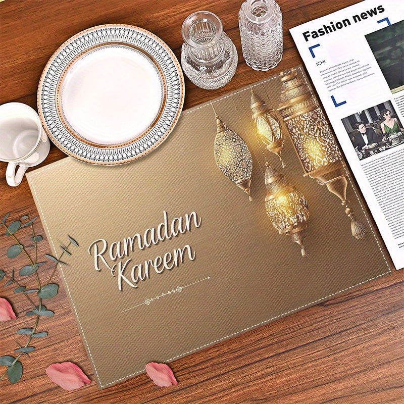 Gouden Ramadan Placemats 2/4/6
