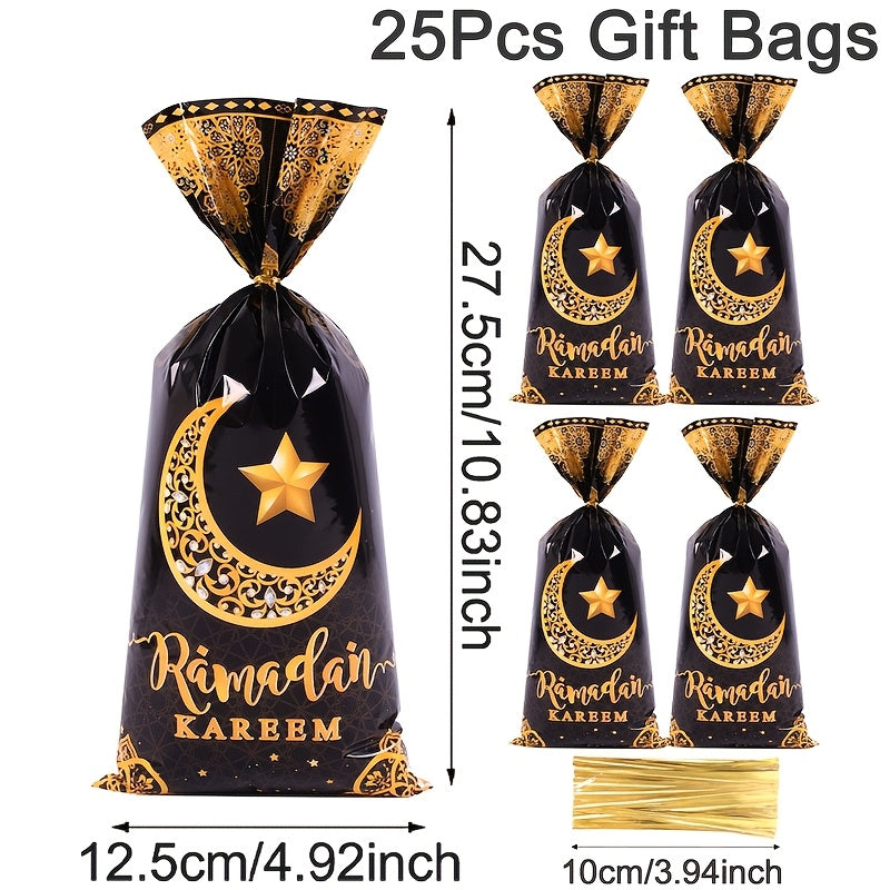 Eid Mubarak Twist Tie Bags
