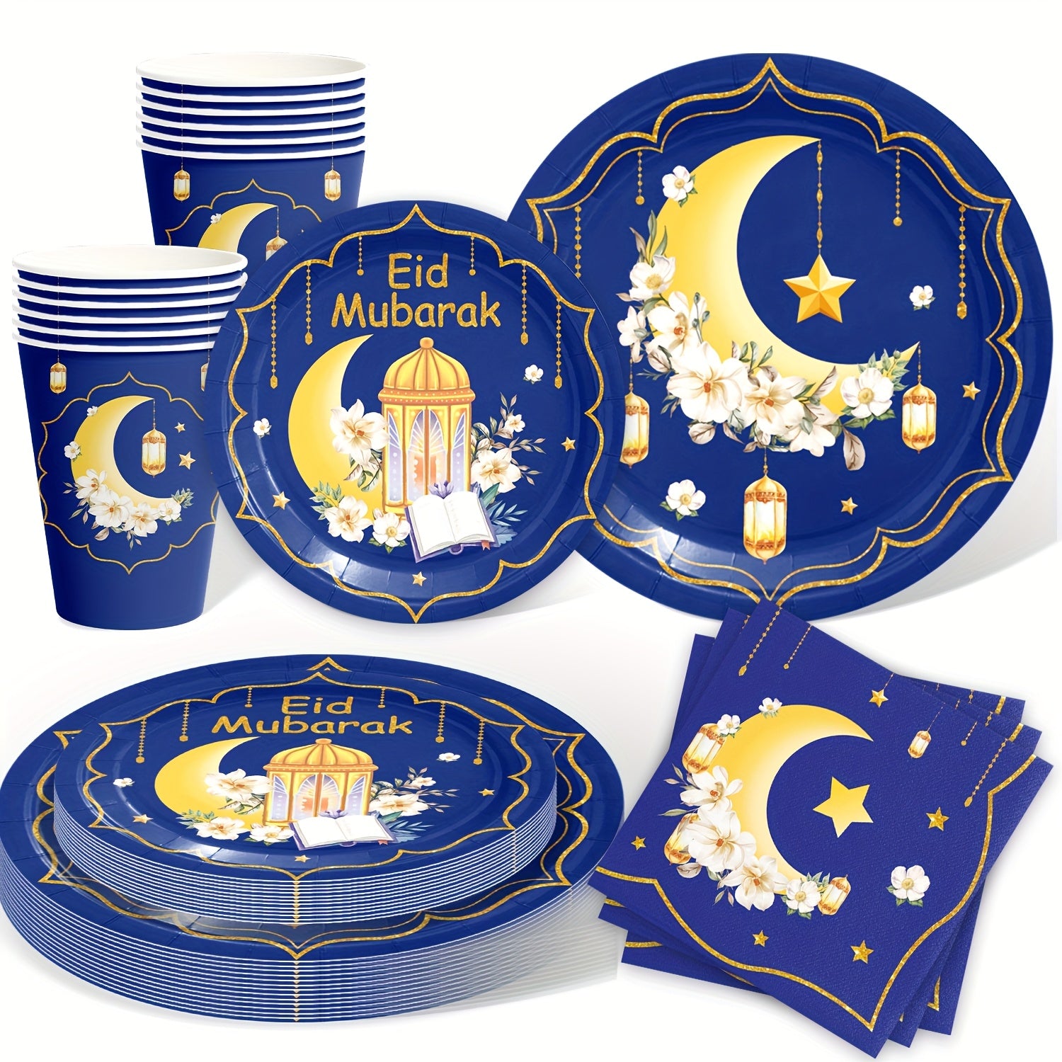 Eid Feest Bordjes & Servetten Pak