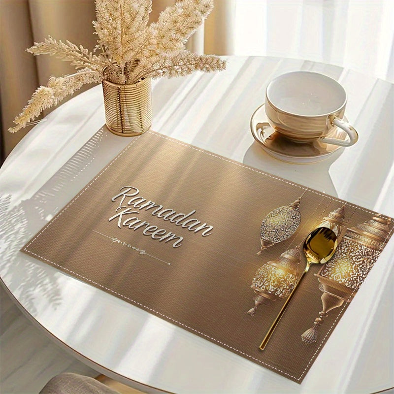 Gouden Ramadan Placemats 2/4/6