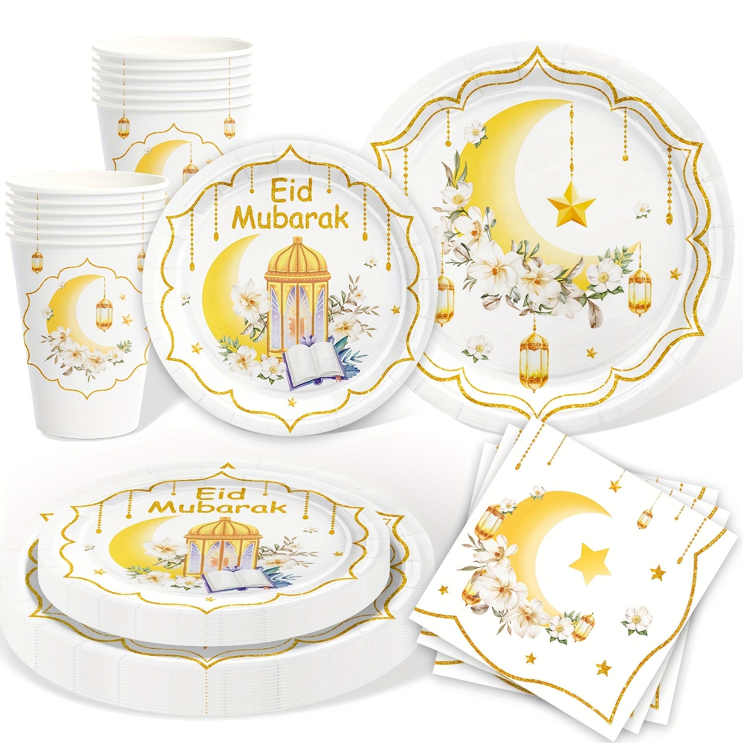 Eid Feest Bordjes & Servetten Pak