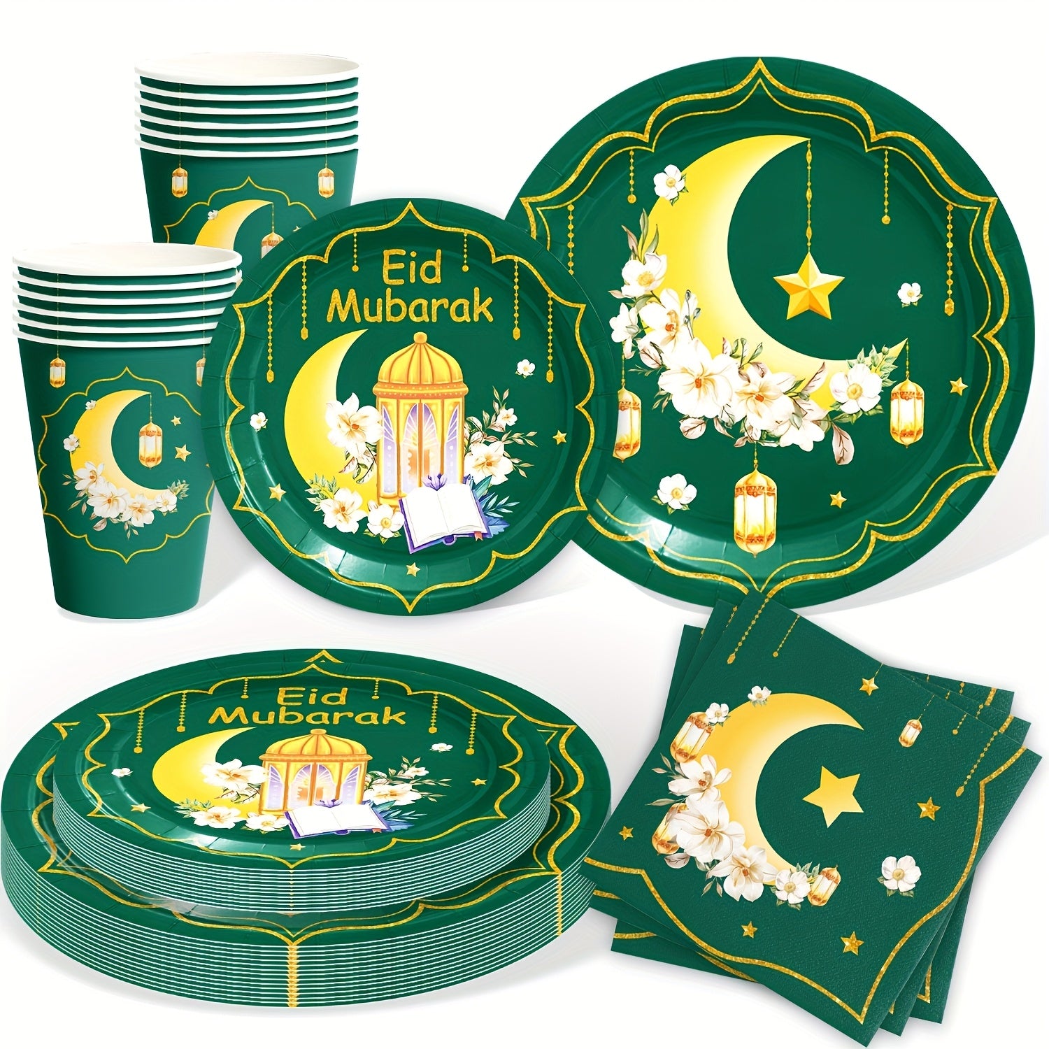 Eid Feest Bordjes & Servetten Pak