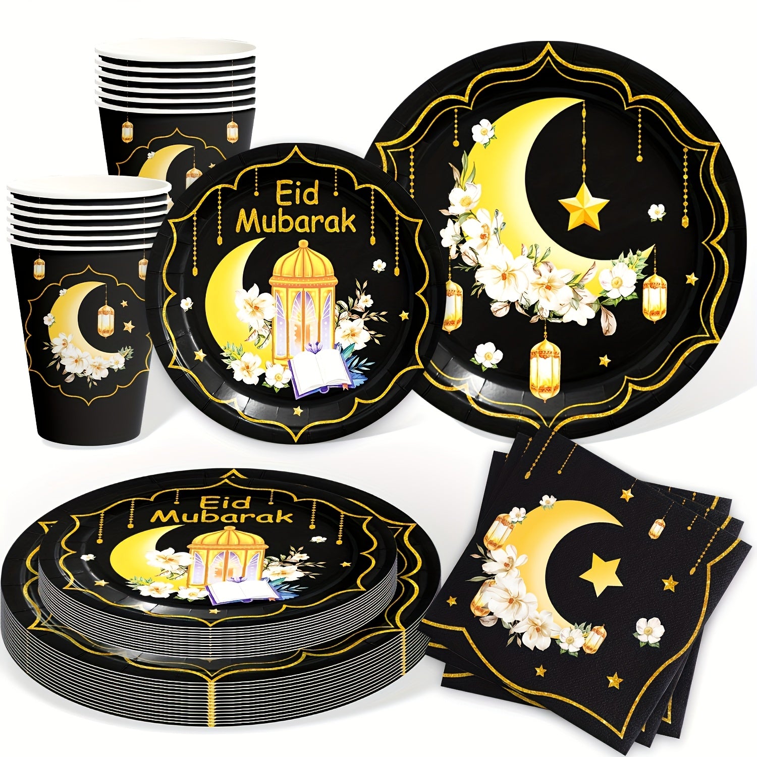 Eid Feest Bordjes & Servetten Pak