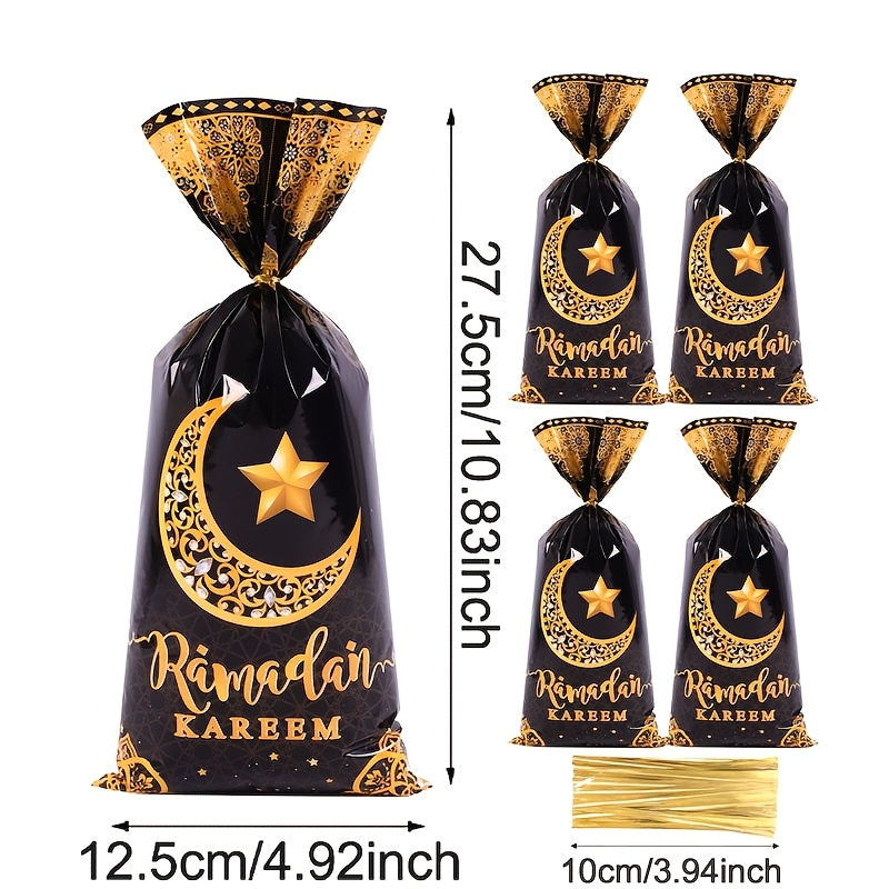 Eid Mubarak Twist Tie Bags