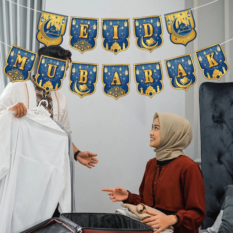 Eid Mubarak Wandbanner Set