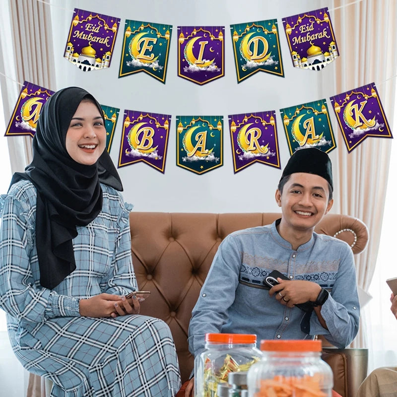 Eid Mubarak Wandbanner Set