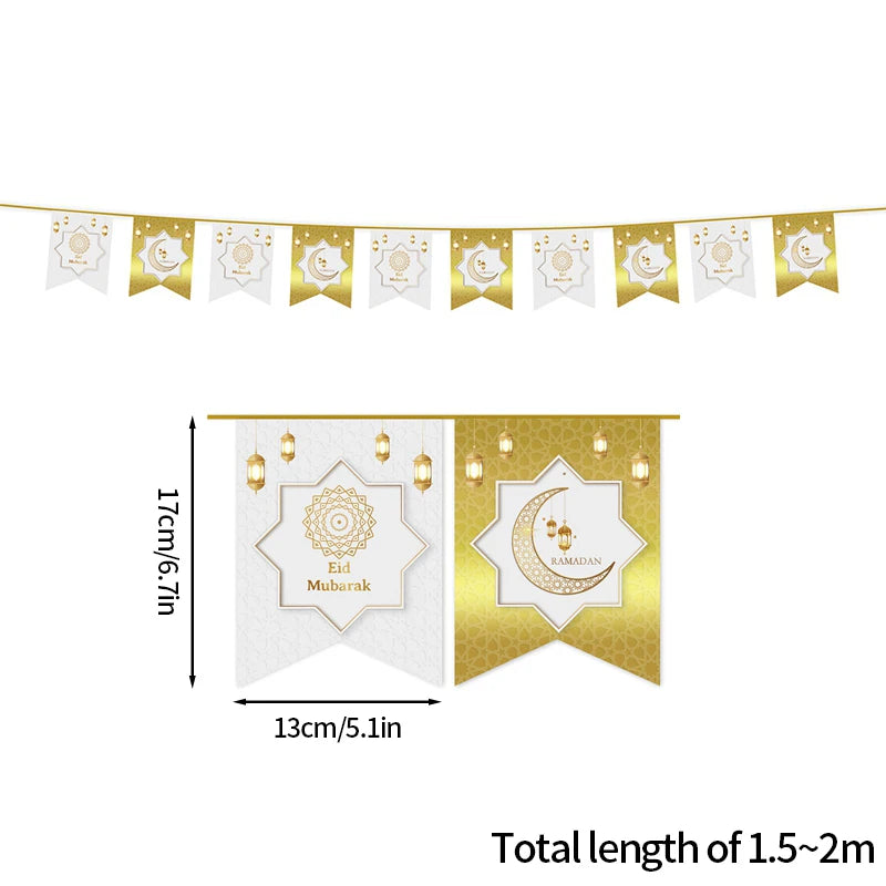 Eid Mubarak Wandbanner Set