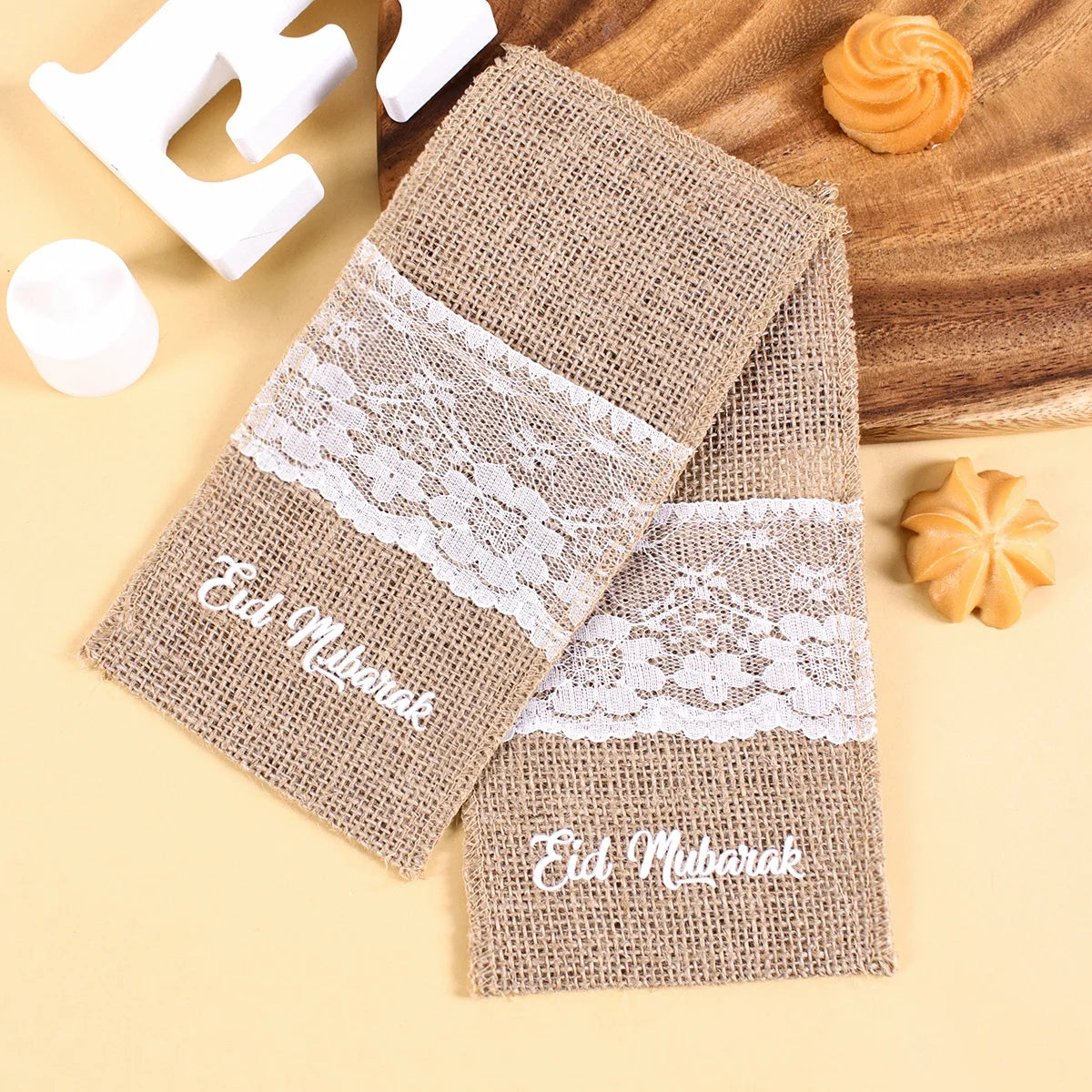 Jute Bestek Pouch 5 st