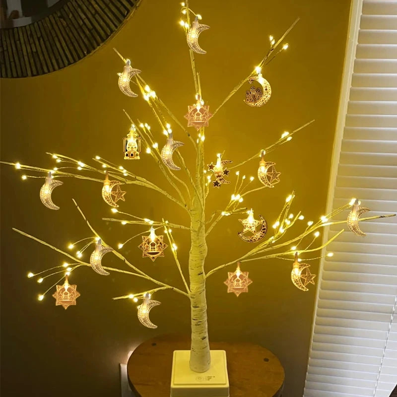 LED Berk Maan Ster – Eid Decor