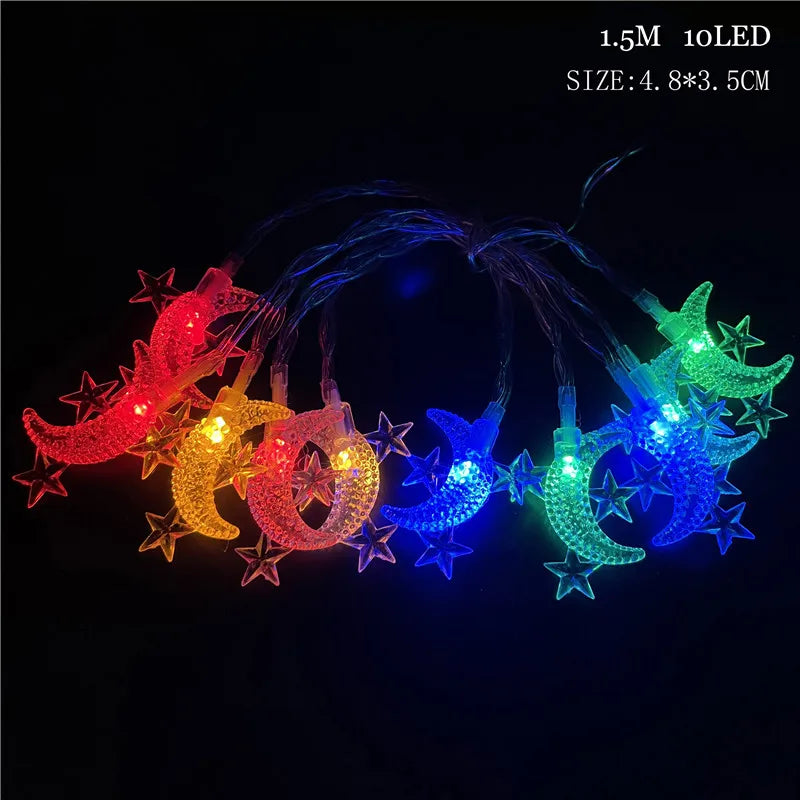 LED Berk Maan Ster – Eid Decor