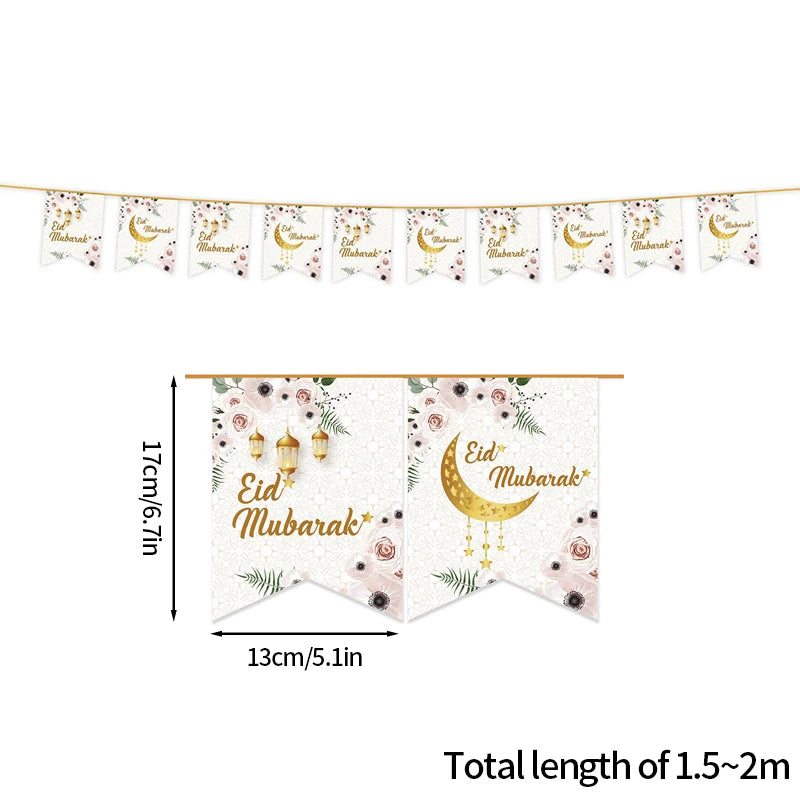Eid Mubarak Wandbanner Set