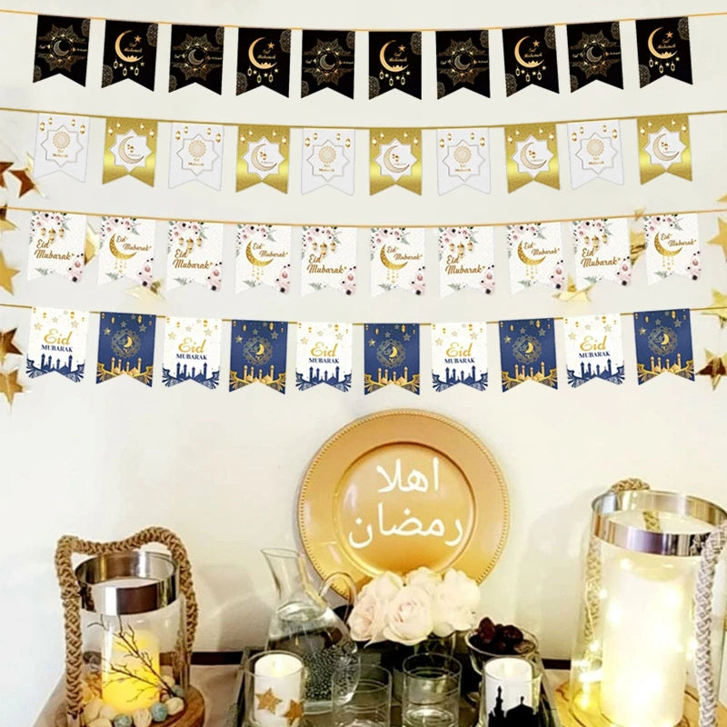 Eid Mubarak Wandbanner Set