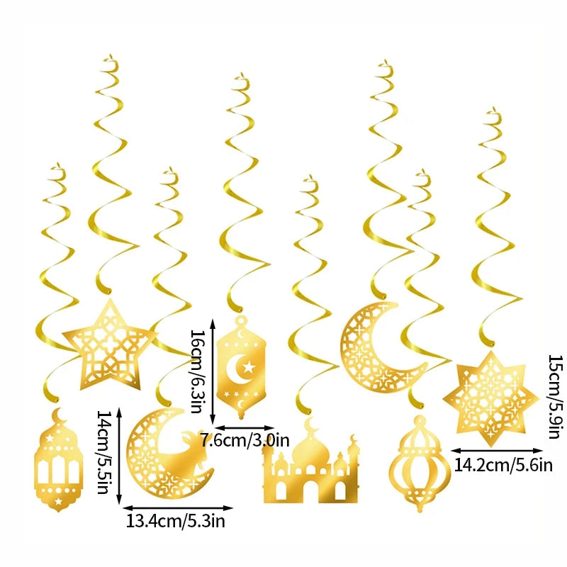 Eid Mubarak Wandbanner Set