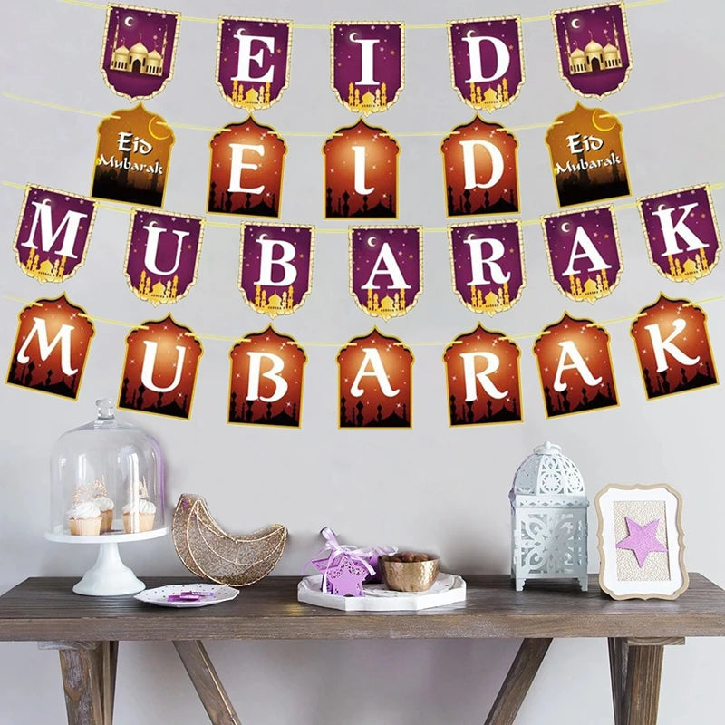 Eid Mubarak Wandbanner Set