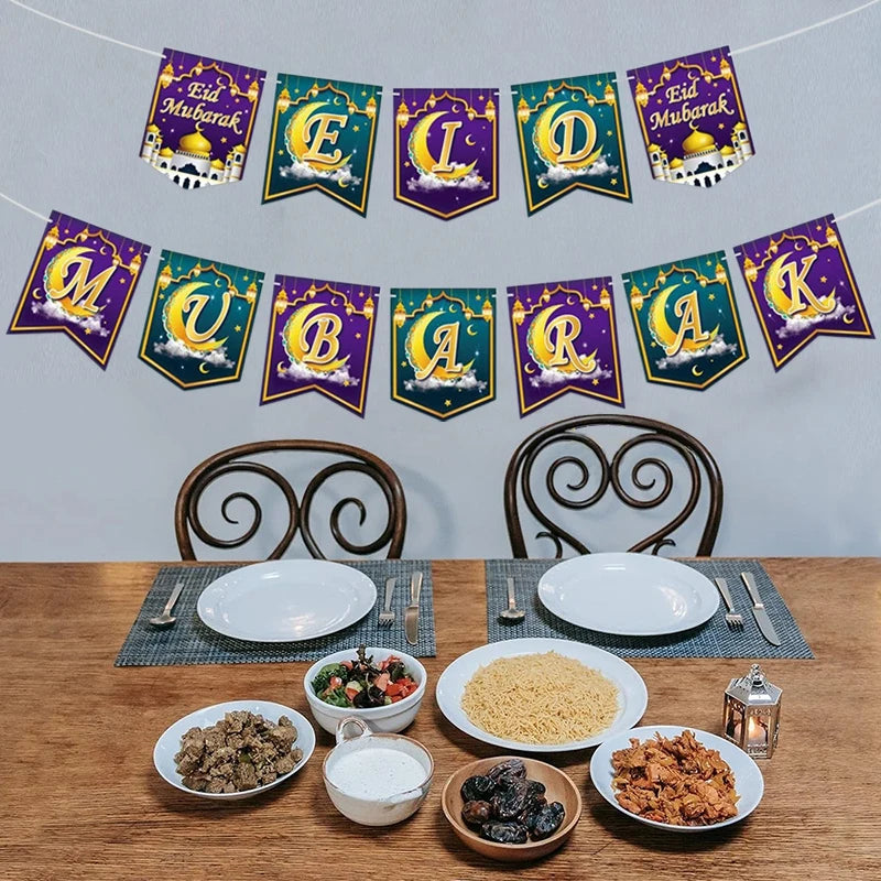Eid Mubarak Wandbanner Set