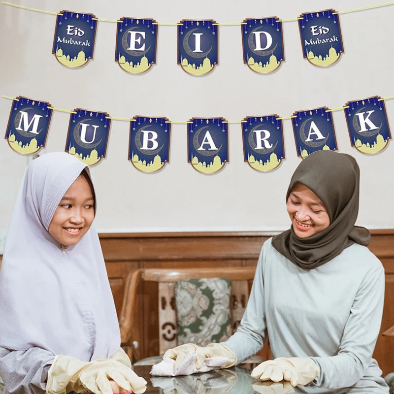Eid Mubarak Wandbanner Set