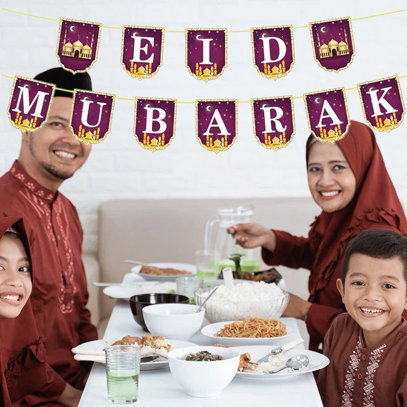 Eid Mubarak Wandbanner Set