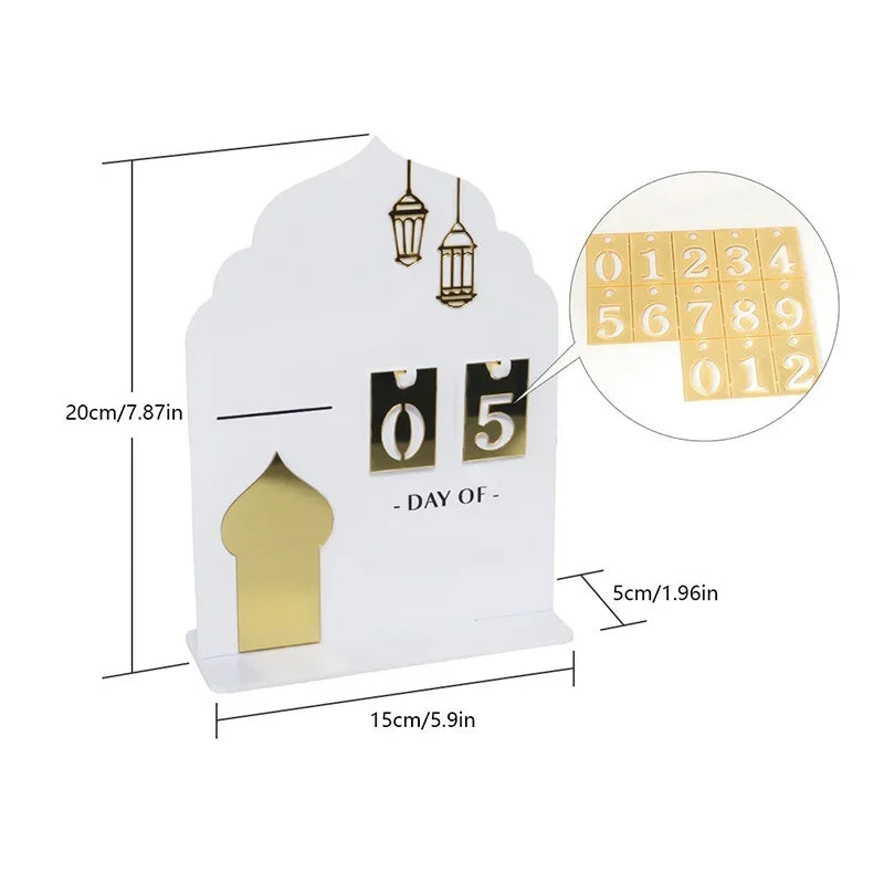 Eid Mubarak Telkalender – Acryl