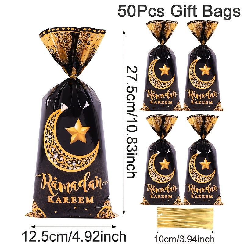 Eid Mubarak Twist Tie Bags