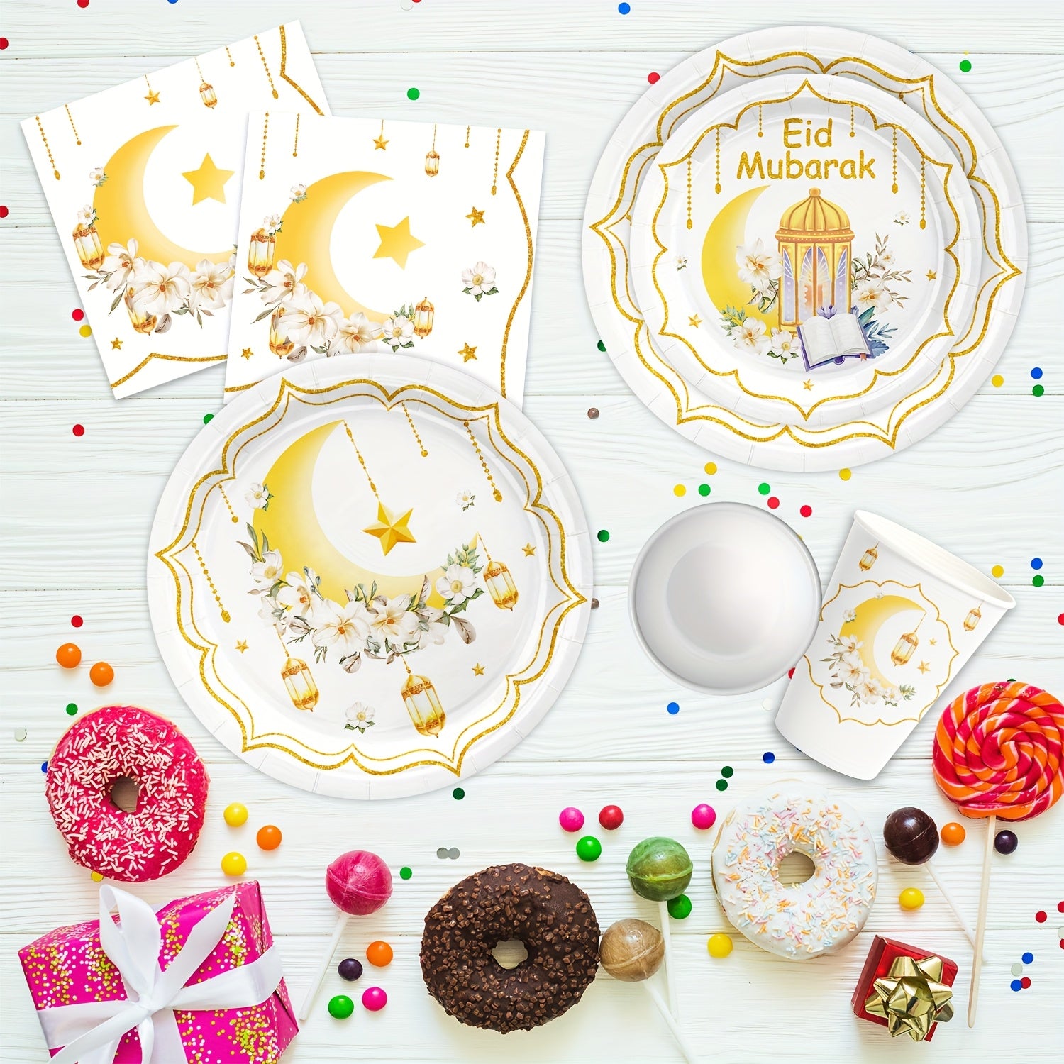 Eid Feest Bordjes & Servetten Pak