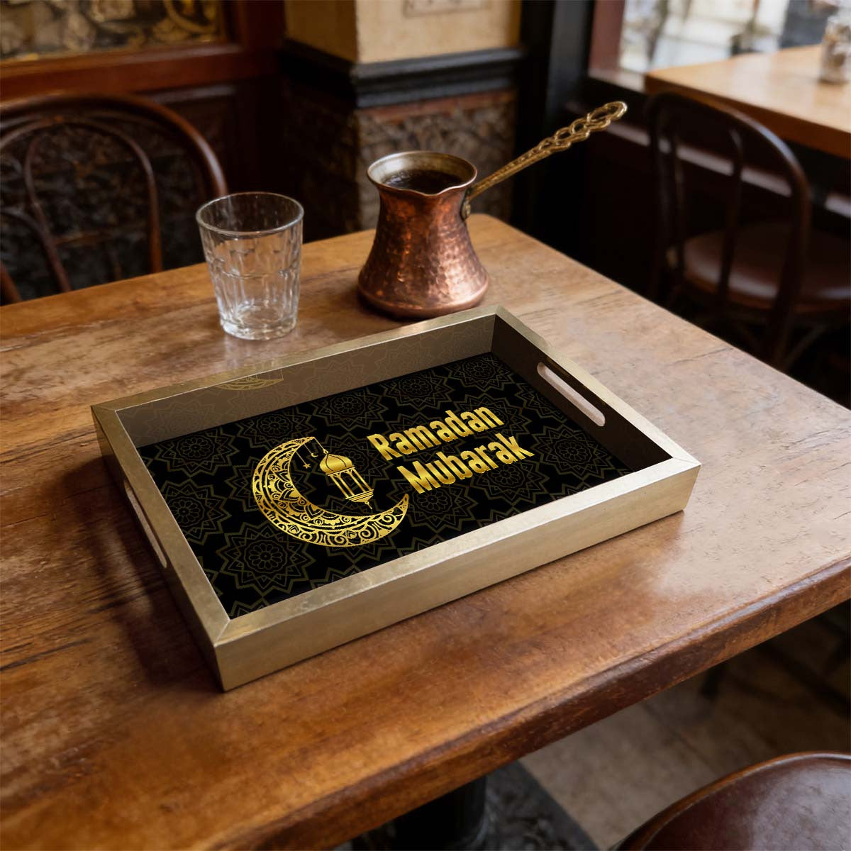 Arabisch Houten Serveerplank Eid Sfeer