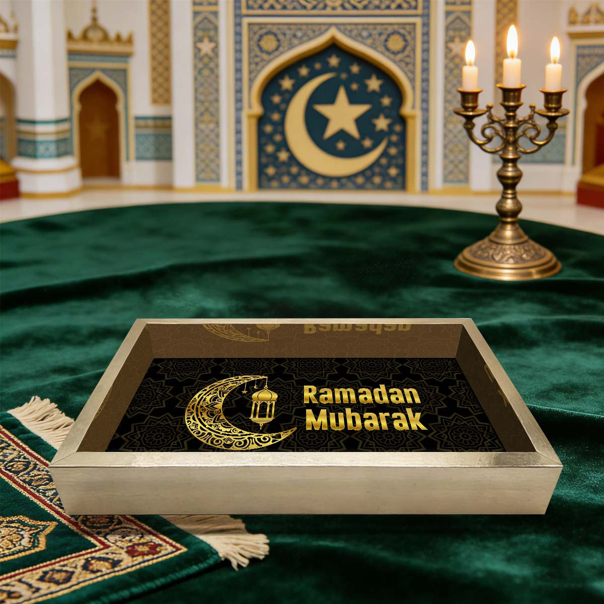 Arabisch Houten Serveerplank Eid Sfeer